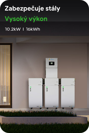 Zabezpečuje stály vysoký výkon – 10,2 kW / 16 kWh